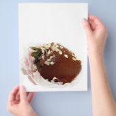 Chocolade bedekte aardbeien flyer (Hand)