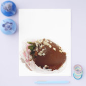 Chocolade bedekte aardbeien flyer (Enkel)