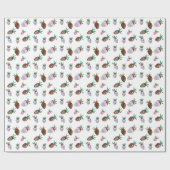 Chocolade bedekte aardbeien inpakpapier (Vlak)