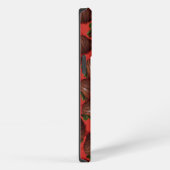 Chocolade bedekte aardbeien iPhone hoesje (Rechterkant)