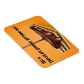 Chocolade bedekte alles dag magneet (Rechterzijde)