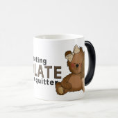 Chocolade Beer Morphing mok (Voorkant rechts)