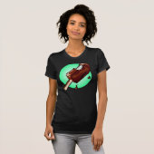 Chocolade-bekleed ijskap t-shirt (Voorkant volledig)