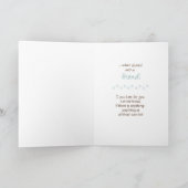 Chocolade beter met vriend, support kaart (Binnen)