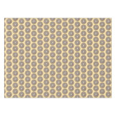 Chocolade, bevroren Coconut Glazed Cake Donut Tafelkleed (Voorkant (Horizontaal))