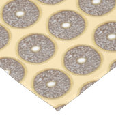 Chocolade, bevroren Coconut Glazed Cake Donut Tafelkleed (Gekanteld)