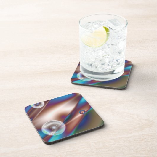 Chocolade blauw bier onderzetter (Rechterzijde)