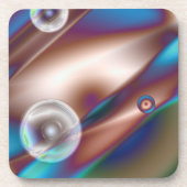 Chocolade blauw bier onderzetter (Voorkant)