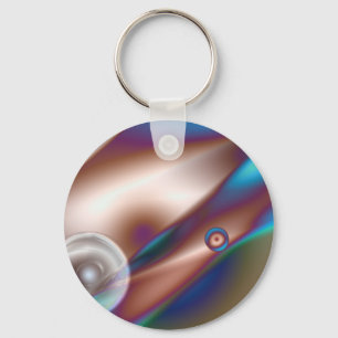 Chocolade blauw sleutelhanger