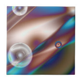 Chocolade blauw tegeltje (Voorkant)