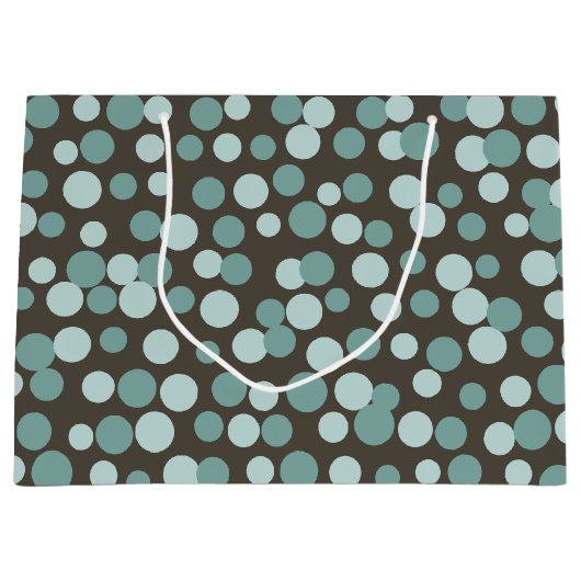 Chocolade Blauwe Stippen Grote Cadeautas (Voorkant)