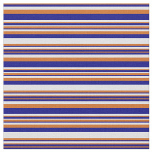 Chocolade, Blue en Lavender, gekleurde strepen Stof