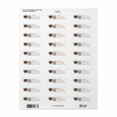 Chocolade Bon Snoep Valentijnsdag Sweets Etiket (Full Sheet)