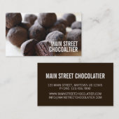 Chocolade Bon Truffles Snoep Chocolatier Shop Visitekaartje (Voorkant / Achterkant)