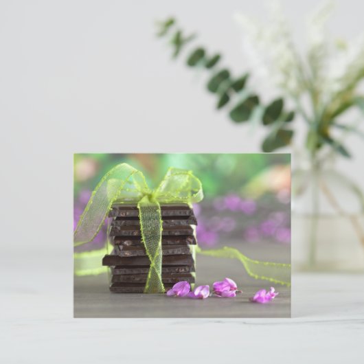 Chocolade Briefkaart (Staand voorkant)