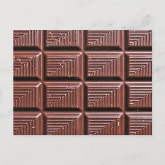 Chocolade Briefkaart (Voorkant)