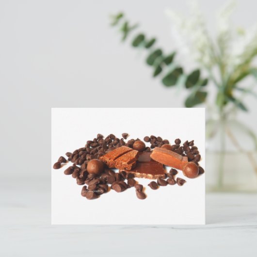 Chocolade! Briefkaart (Staand voorkant)