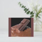 Chocolade Briefkaart (Staand voorkant)