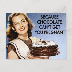 Chocolade Briefkaart