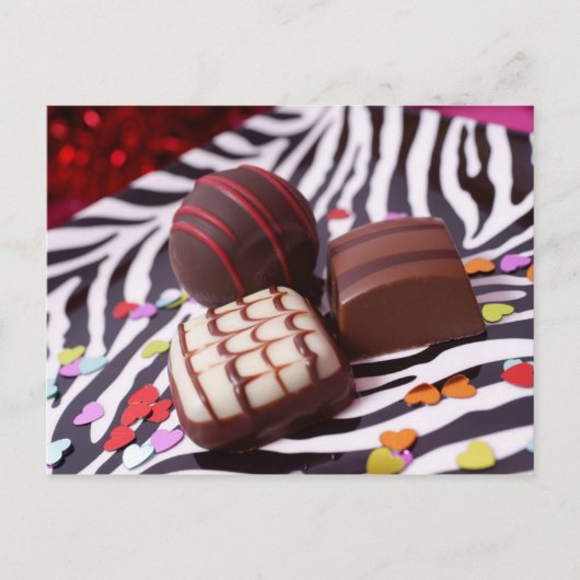 chocolade briefkaart (Voorkant)