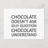 chocolade briefkaart (Voorkant)