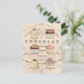 chocolade...briefkaart briefkaart (Staand voorkant)