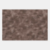 Chocolade Brown Black Zebra Print        Inpakpapier Vel (Voorkant 2)
