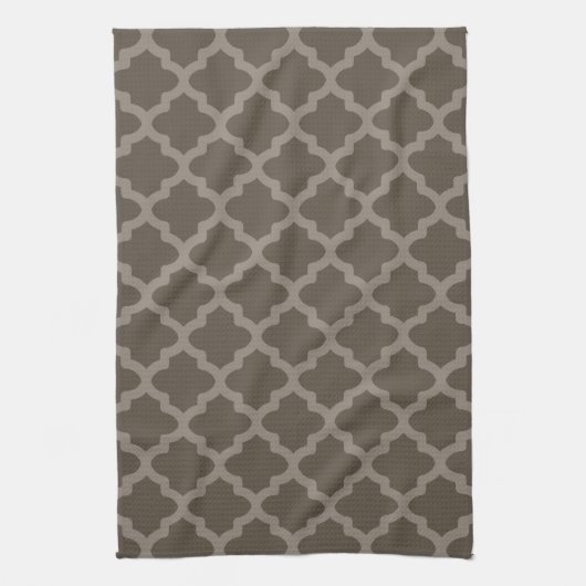 Chocolade Brown Classic Kitchen Towel Gift Theedoek (Verticaal)