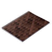 Chocolade Brown Diamonds Notitieboek (Linkerzijde)