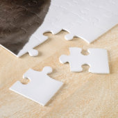 Chocolade Brown Lab Puppy Legpuzzel (Zijkant)