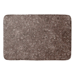 Chocolade Brown-luipaard Glitter Badmat