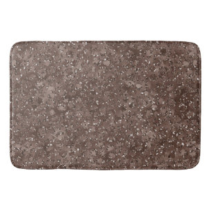 Chocolade Brown-luipaard Glitter Badmat