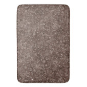 Chocolade Brown-luipaard Glitter Badmat (Voorkant Verticaal)