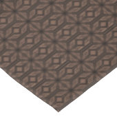 Chocolade Brown Mosaic Cotton Tablecloth Tafelkleed (Gekanteld)