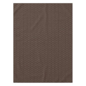Chocolade Brown Mosaic Cotton Tablecloth Tafelkleed (Voorkant)