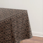 Chocolade Brown Mosaic Cotton Tablecloth Tafelkleed (Voorbeeld)