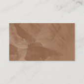 Chocolade Brown PaintborkwijnstreekVisitekaartje Visitekaartje (Achterkant)