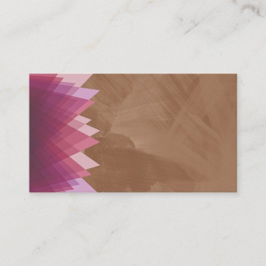 Chocolade Brown PaintborkwijnstreekVisitekaartje Visitekaartje (Voorkant)