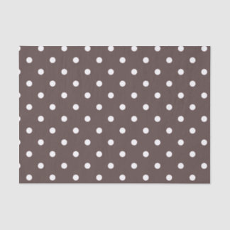 Chocolade Brown Polka Dot Tissue Paper Tissuepapier