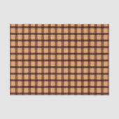 Chocolade Brown Pset Pattern Tissuepapier (Voorkant)