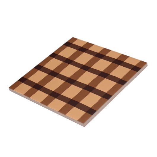 Chocolade Brown Pset Tegeltje (Zijkant)