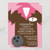 Chocolade Brown & Roze doen mee aan de Teams Bowli Kaart (Voorkant / Achterkant)