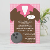 Chocolade Brown & Roze doen mee aan de Teams Bowli Kaart (Staand voorkant)