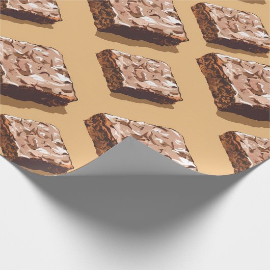 Chocolade Brownies inpakpapier (Hoek)