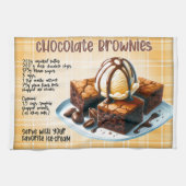 Chocolade Brownies Recept Theedoek (Horizontaal)