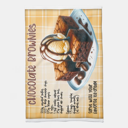 Chocolade Brownies Recept Theedoek (Verticaal)