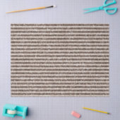 Chocolade Bruin Blush Glitter Sparkle Stripes Tissuepapier (Craft)