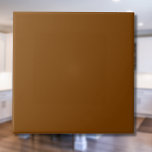 Chocolade bruin effen kleur | Klassiek Elegant Tegeltje<br><div class="desc">Chocolade bruin effen kleur | Klassiek | Elegant | Trendy | Stijlvol | Cadeau</div>