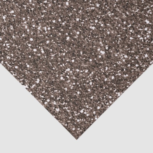 Chocolade bruin glitter tissuepapier (Detail)