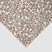 Chocolade bruin luipaard print tissuepapier (Detail)